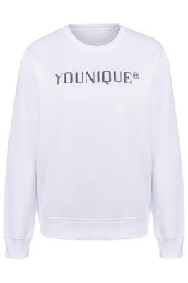 Sweater YOUNIQUE Weiss mit Grau UNISEX